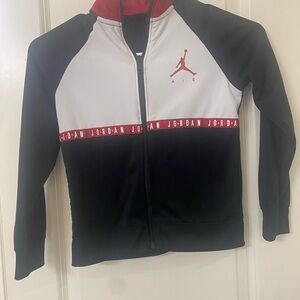 Jordan Air Black, White, and Red Jacket